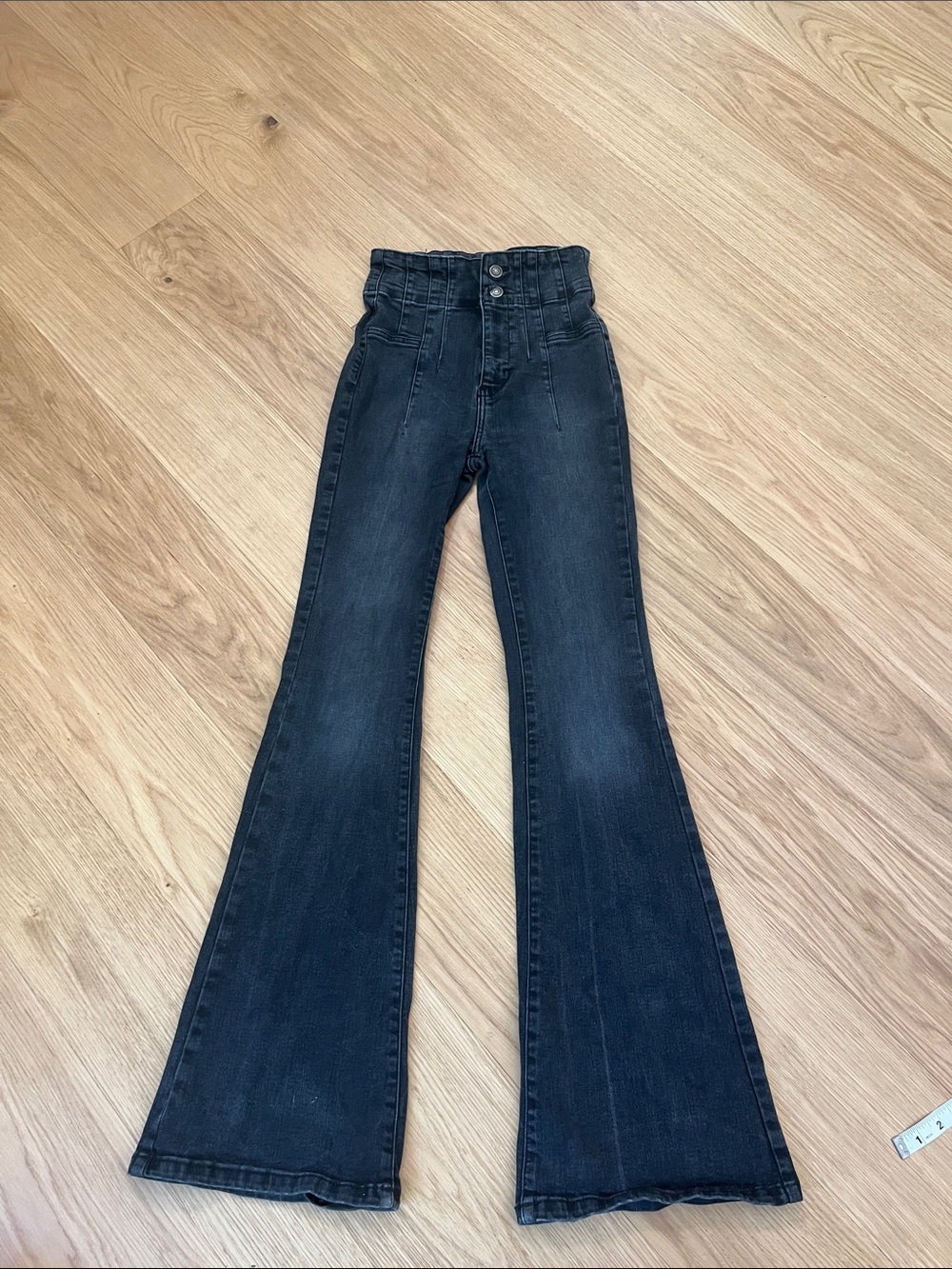 We the Free Free People Jayde Flare Jeans in Black size 26